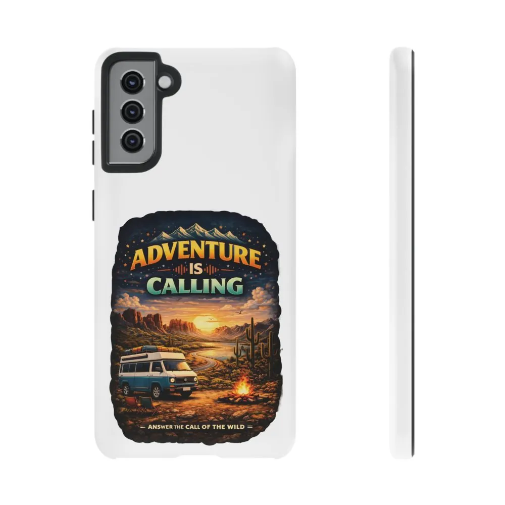 Phone Case — "Adventure Is Calling" (Design Scenic-Line)