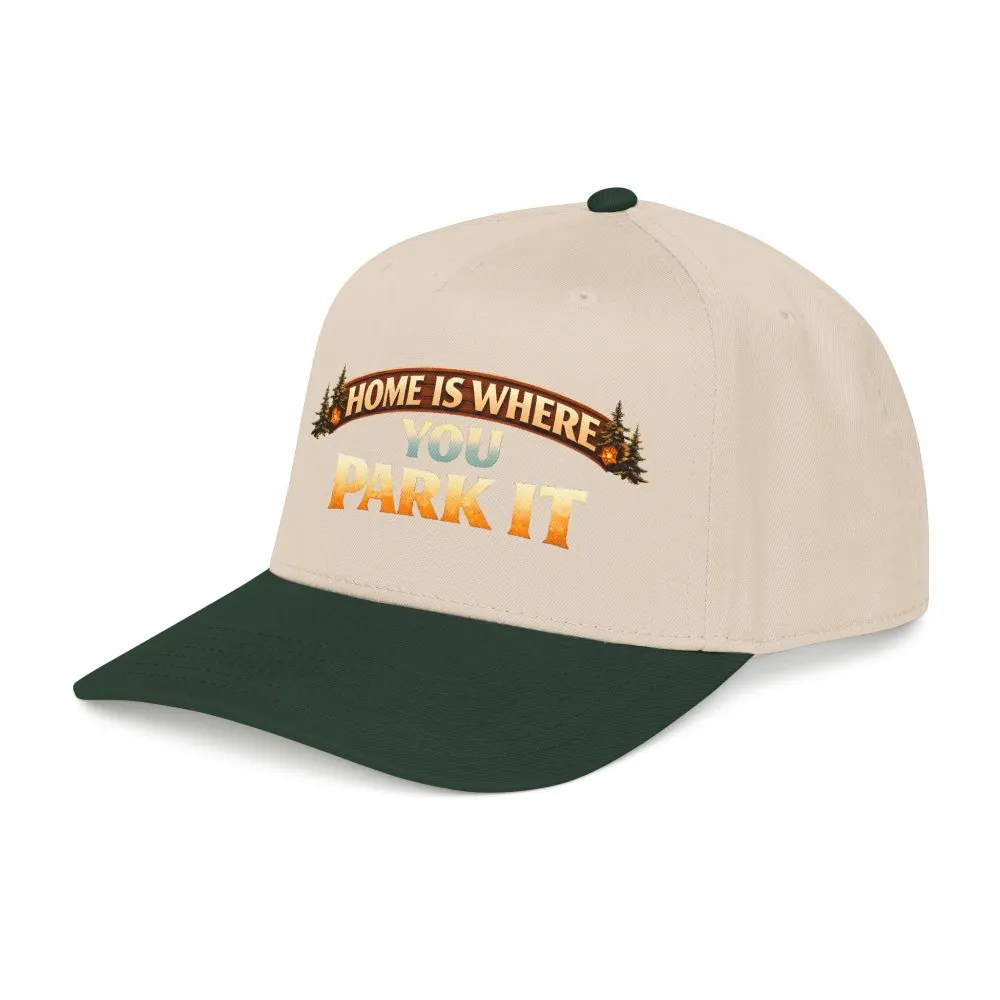 Baseball Cap - "Home Is Where You Park It" Design Scenic-Line