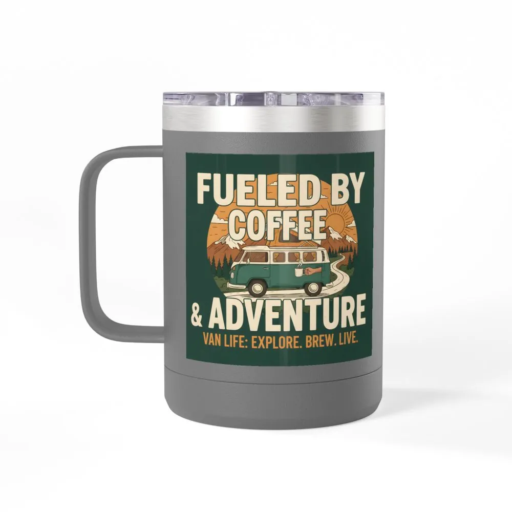 17354840886784684477_2048.jpeg Coffee Mug Tumbler, 15oz — "Fueled by Coffee & Adventure"