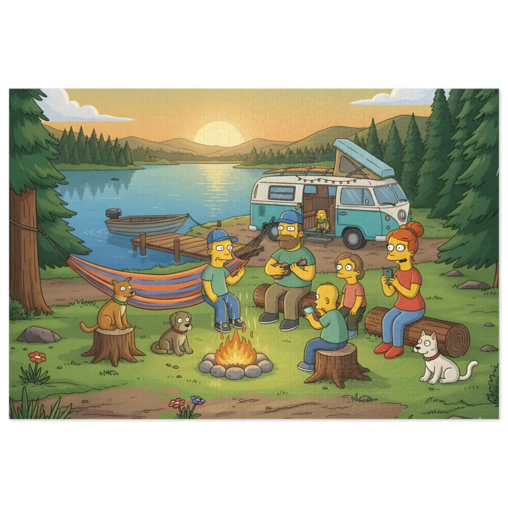 Jigsaw Puzzle with Tin — Scenic Campervan Jigsaw