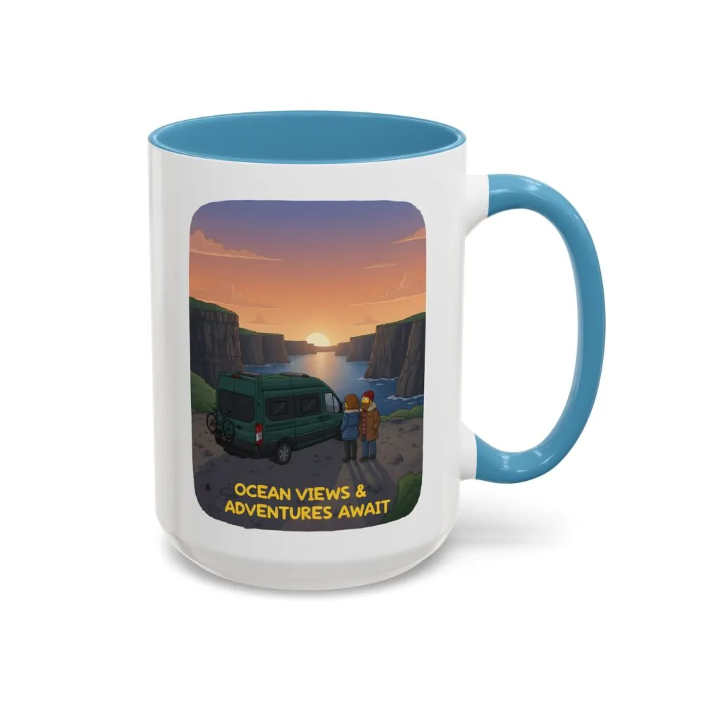17418601681365351491_2048.jpeg Accent Coffee Mug (11, 15oz) — "Ocean Views-Adventures Awaits" Design Sitcom-Line