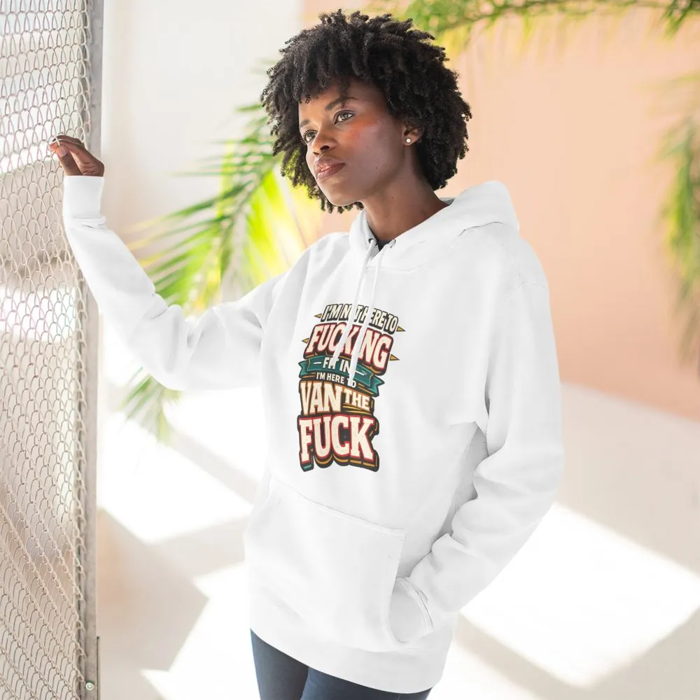 17475035246474206686_2048.jpeg Three-Panel Fleece Hoodie - "I´m Not Here To Fucking Fit In" Design F**K-Line