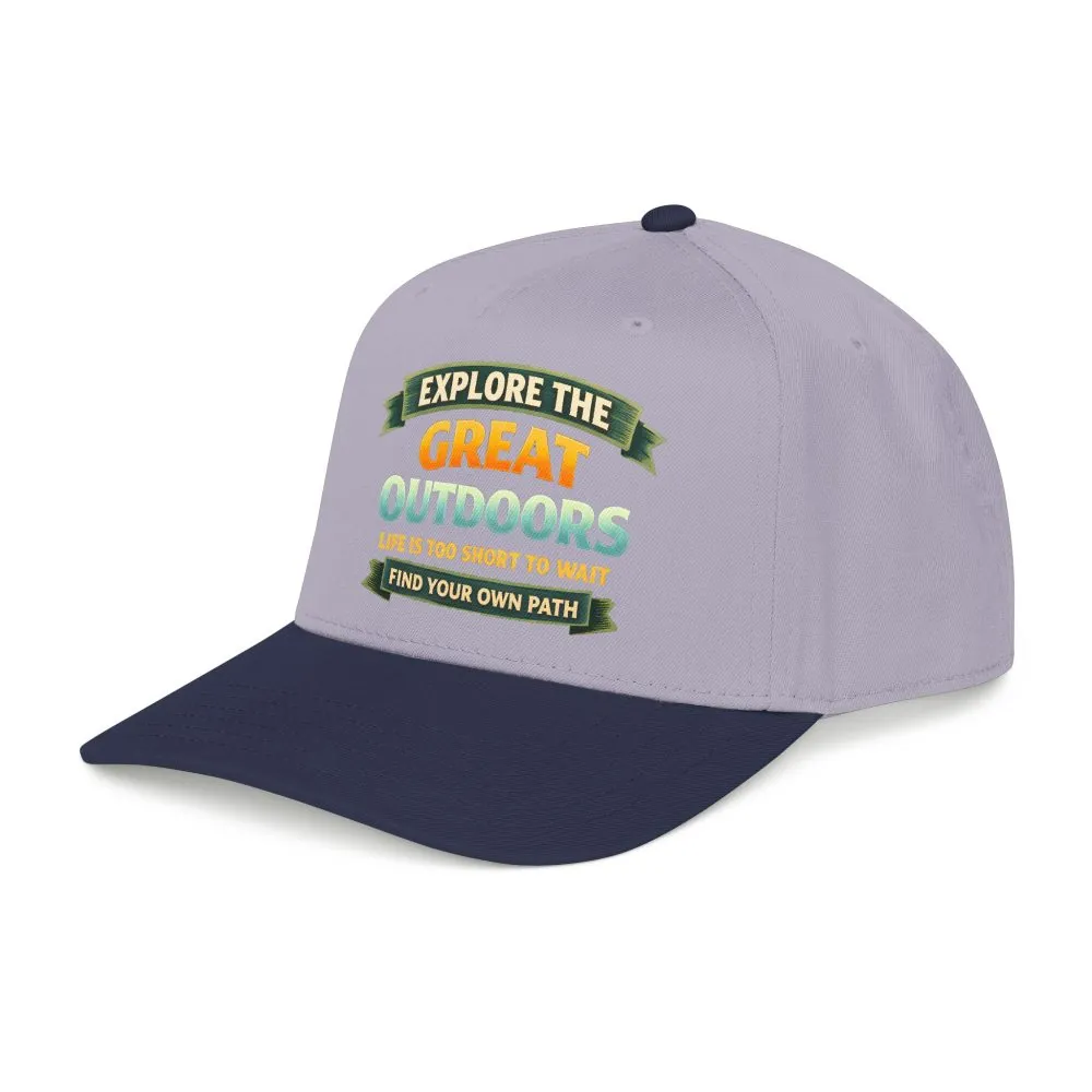 Baseball Cap - "Explore The Great Outdoors" Design Scenic-Line