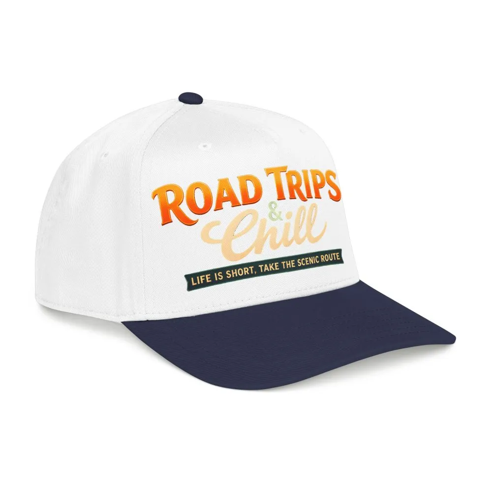 Baseball Cap - "Road Trips And Chill" Design Scenic-Line