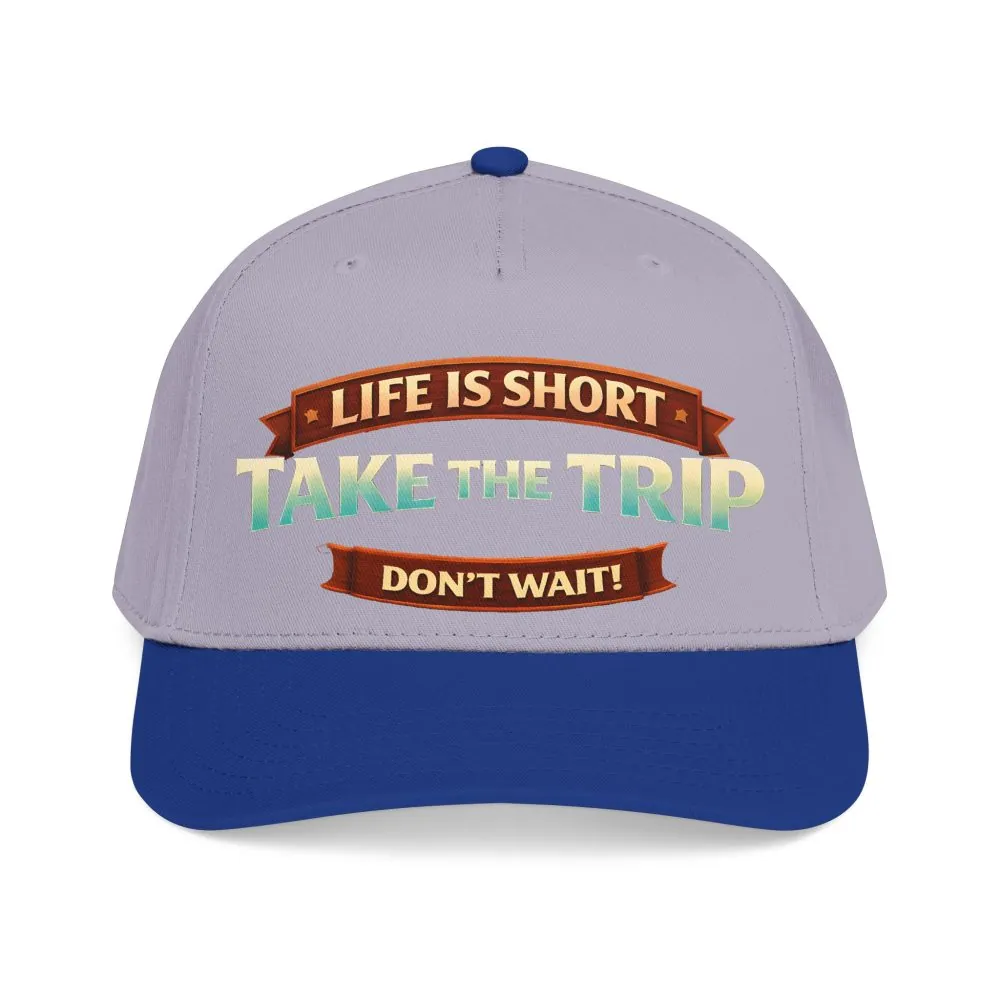 17527776273150316878_2048.jpeg Baseball Cap - "Live Is Short Take The Trip" Design Scenic-Line