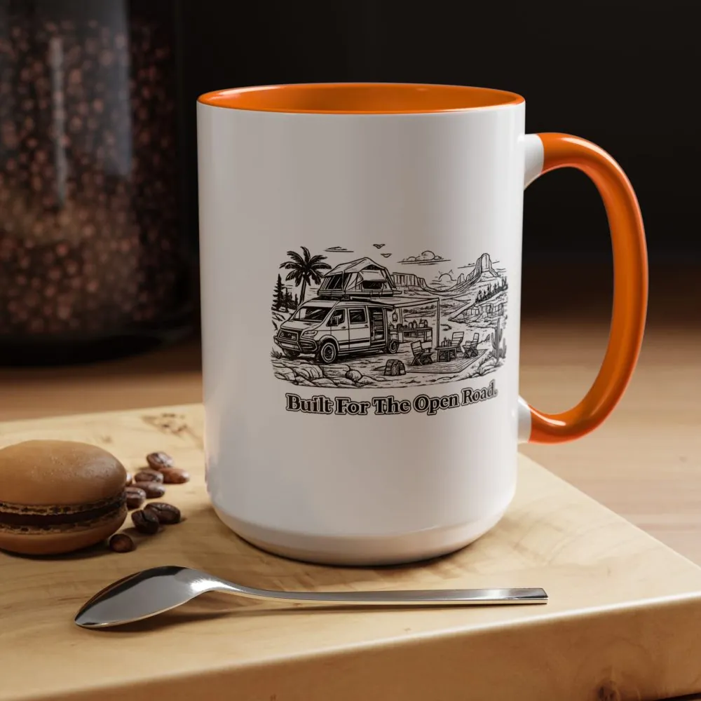 1754364233889245774_2048.jpeg Accent Coffee Mug (11, 15oz) — "Built For The Open Road" Design Minimal-Line