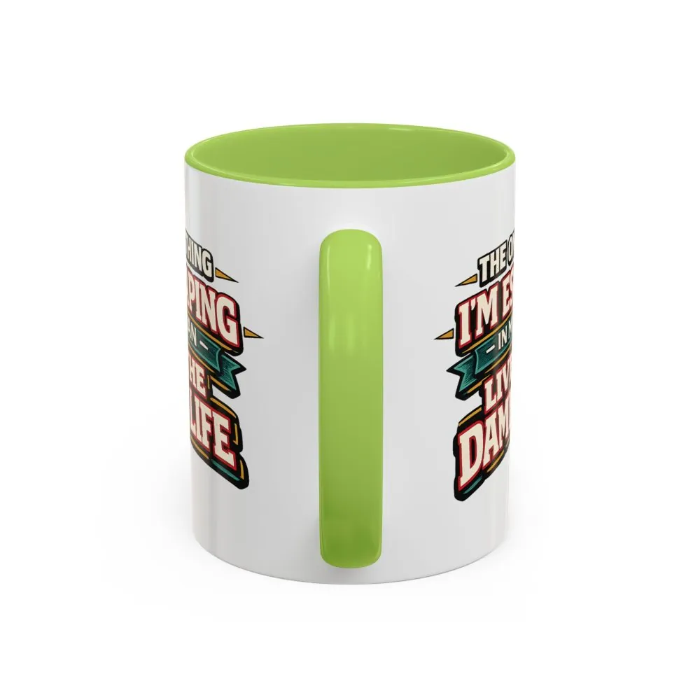 17554516958176480059_2048.jpeg Accent Coffee Mug (11, 15oz) — "The Only Thing I´m Escaping" Design F**K-Line