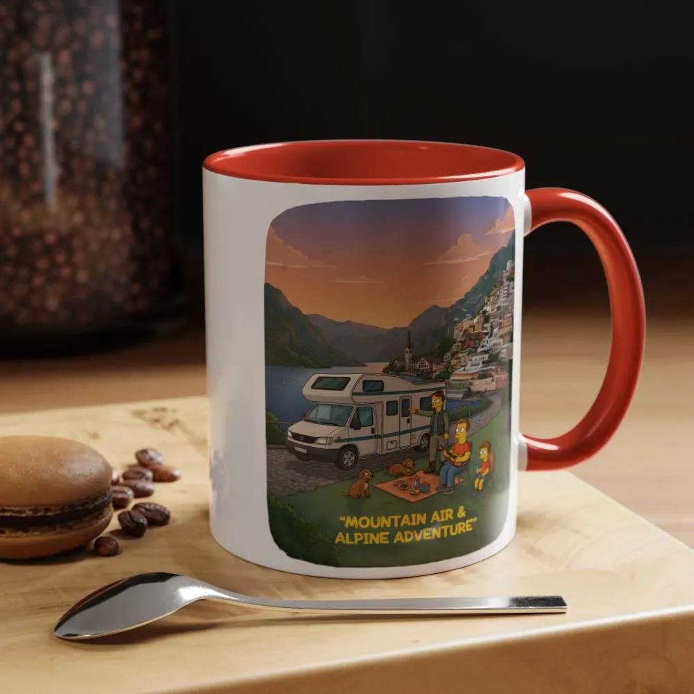 17628163962238047184_2048.jpeg Accent Coffee Mug (11, 15oz) — "Mountain Air-Alpine Adventure" Design Sitcom-Line