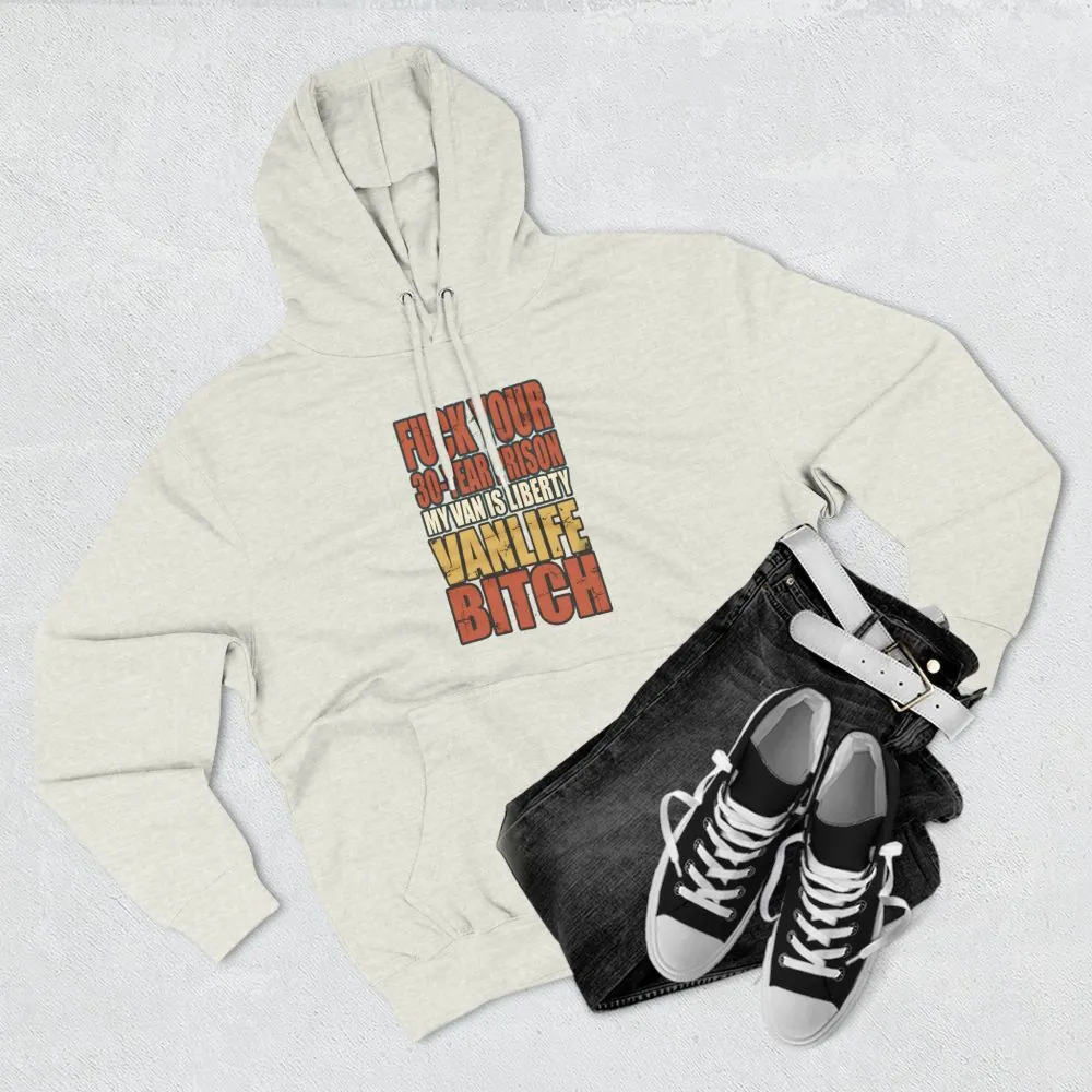 17646580348077753213_2048.jpeg Three-Panel Fleece Hoodie - "Fuck Your 30 Year" Design F**K-Line