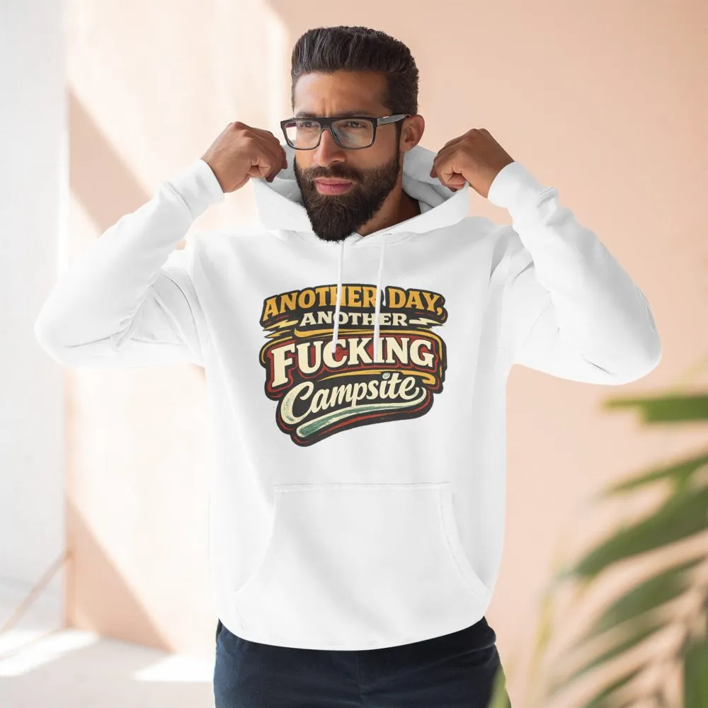 Three-Panel Fleece Hoodie - "Another Day" Design F**K-Line