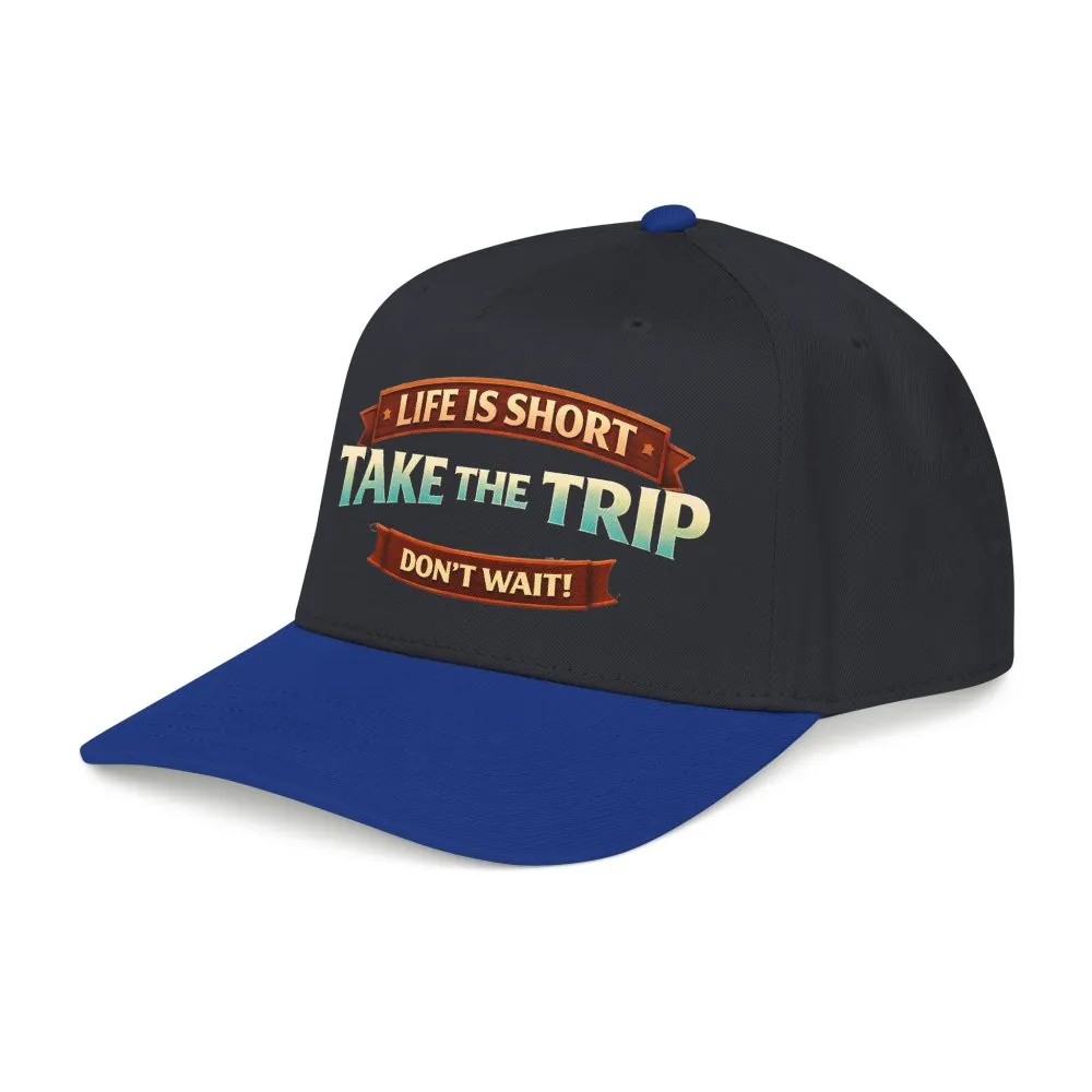 17669492995131929239_2048.jpeg Baseball Cap - "Live Is Short Take The Trip" Design Scenic-Line