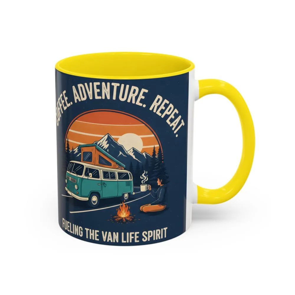 17684262669498625551_2048.jpeg Accent Coffee Mug (11, 15oz) - "Coffee. Adventure. Repeat."