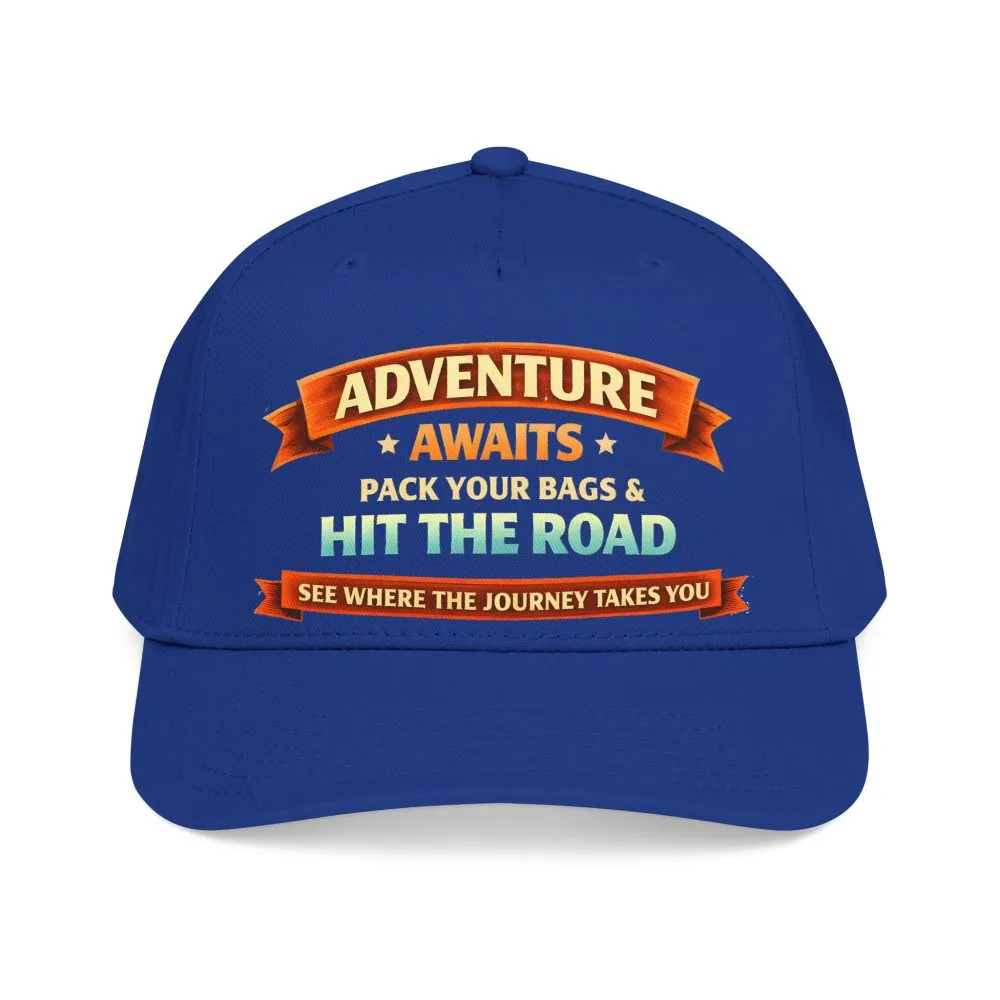 17687548838525178601_2048.jpeg Baseball Cap - "Adventure Awaits-Pack Your Bags" Design Scenic-Line