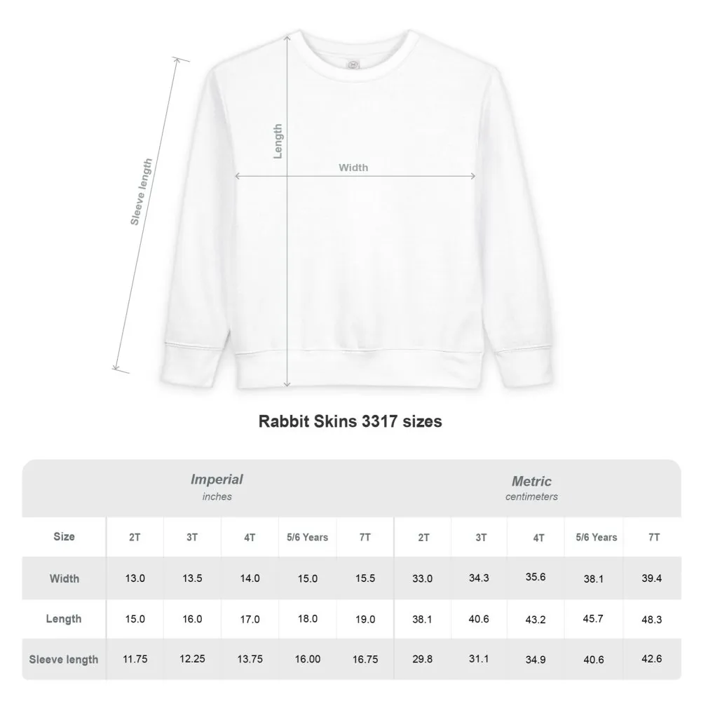 Toddler Sweatshirt - "Chase The Views-Not The Crowds" (Design Sitcom-Line)