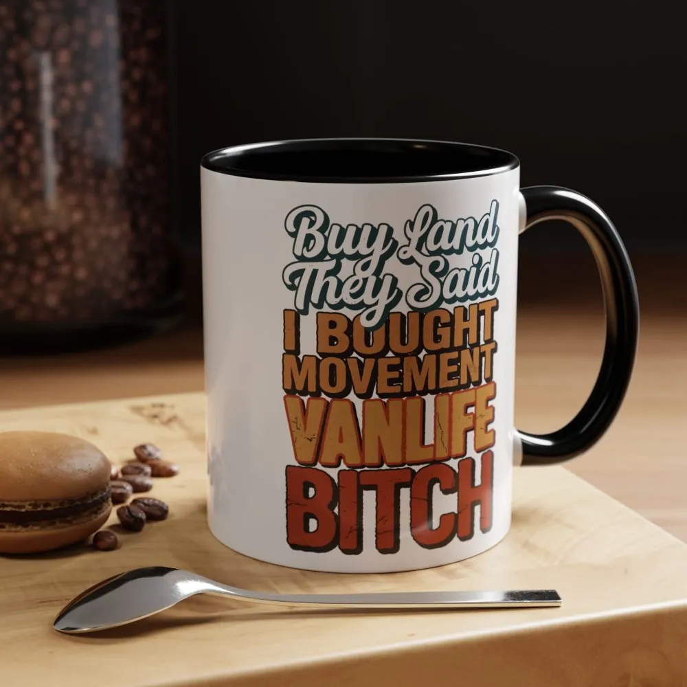 17837515068962298271_2048.jpeg Accent Coffee Mug (11, 15oz) — "Buy Land They Said" Design F**K-Line