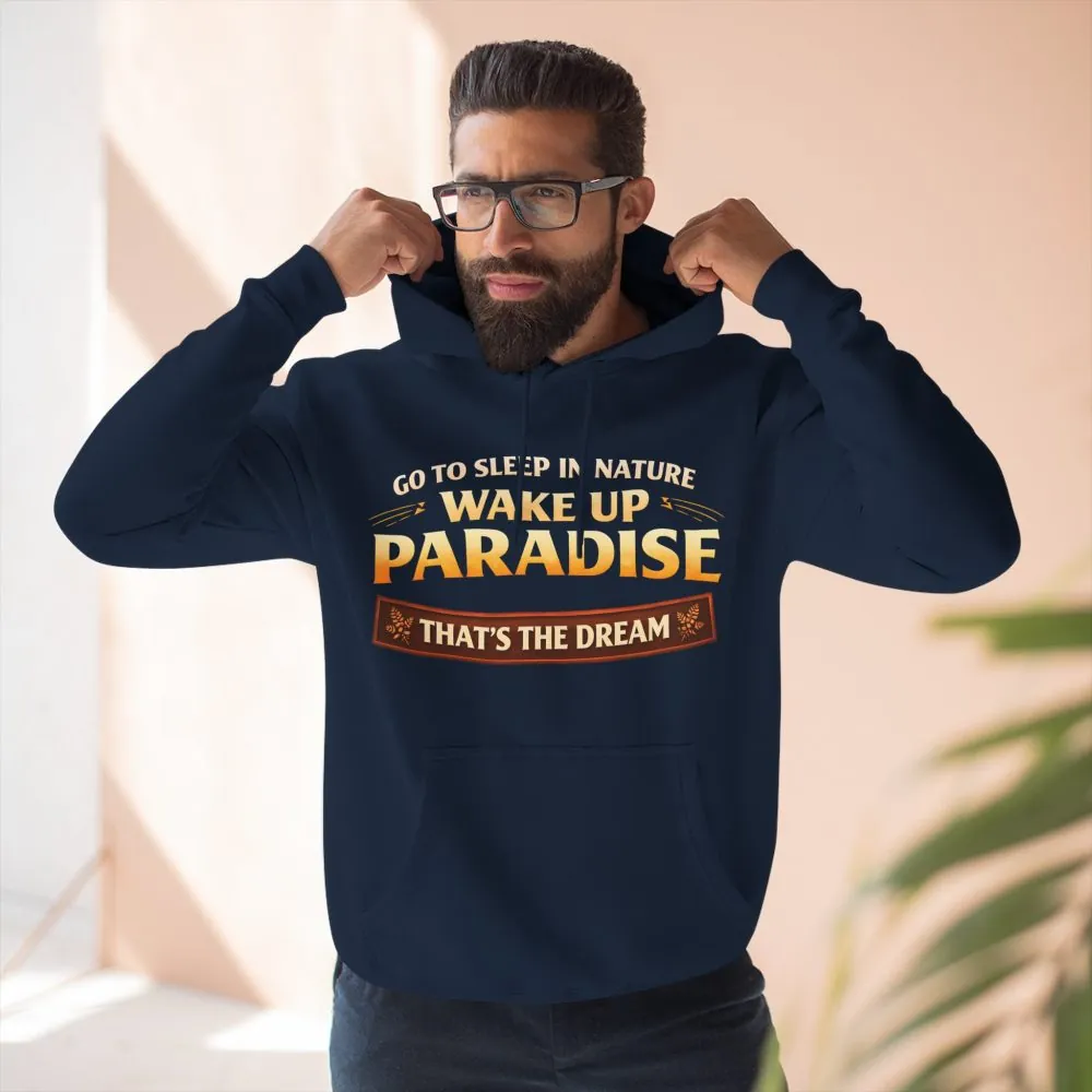 17840578880148509882_2048.jpeg Three-Panel Fleece Hoodie - "Go To Sleep In Nature " Design Scenic-Line