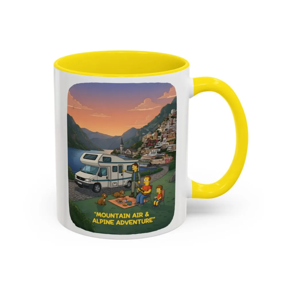 17846167610728297230_2048.jpeg Accent Coffee Mug (11, 15oz) — "Mountain Air-Alpine Adventure" Design Sitcom-Line