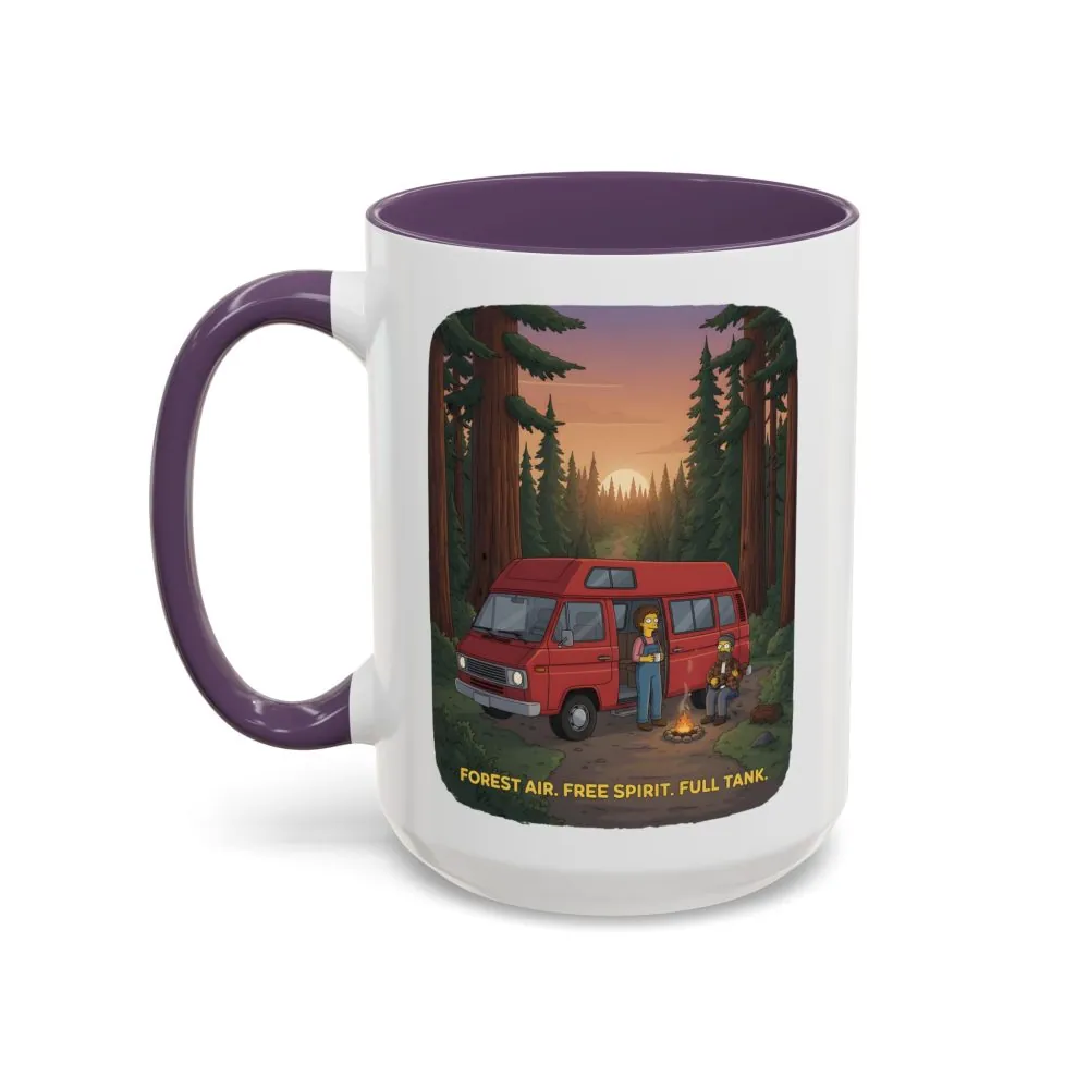 17855623431815385289_2048.jpeg Accent Coffee Mug (11, 15oz) — "Forest Air Free Spirit Full Tank" Design Sitcom-Line