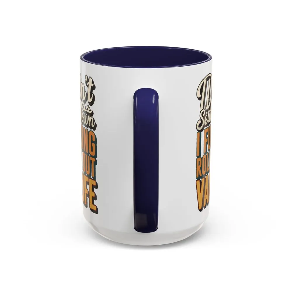 Accent Coffee Mug (11, 15oz) — "Dind´t Settle Down" Design F**K-Line