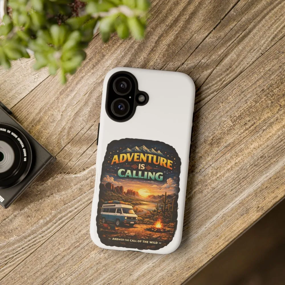 Phone Case — "Adventure Is Calling" (Design Scenic-Line)