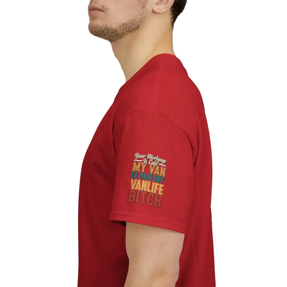17935756066642643416_2048.jpeg Unisex Heavy Cotton Tee — "Your Mortgage Is Cute" Design F**K-Line