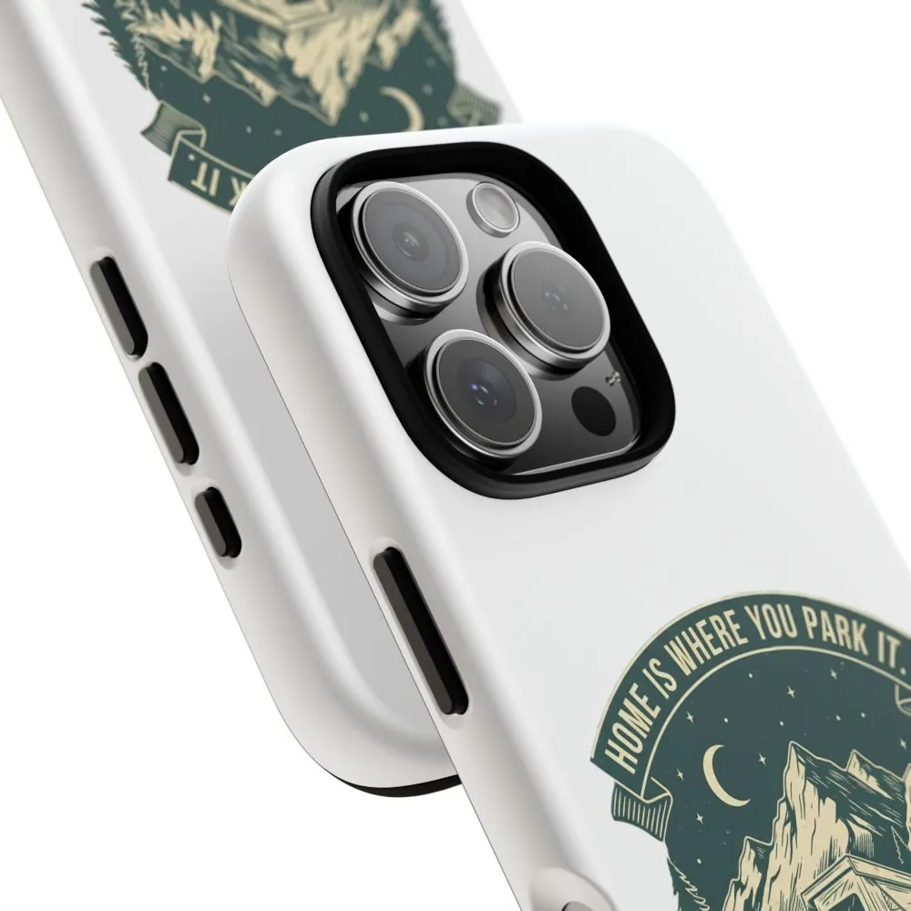 17937155695374771710_2048.jpeg Phone Case — "Home Is Where You Park It-Adventure is the destination" Camper Van Design
