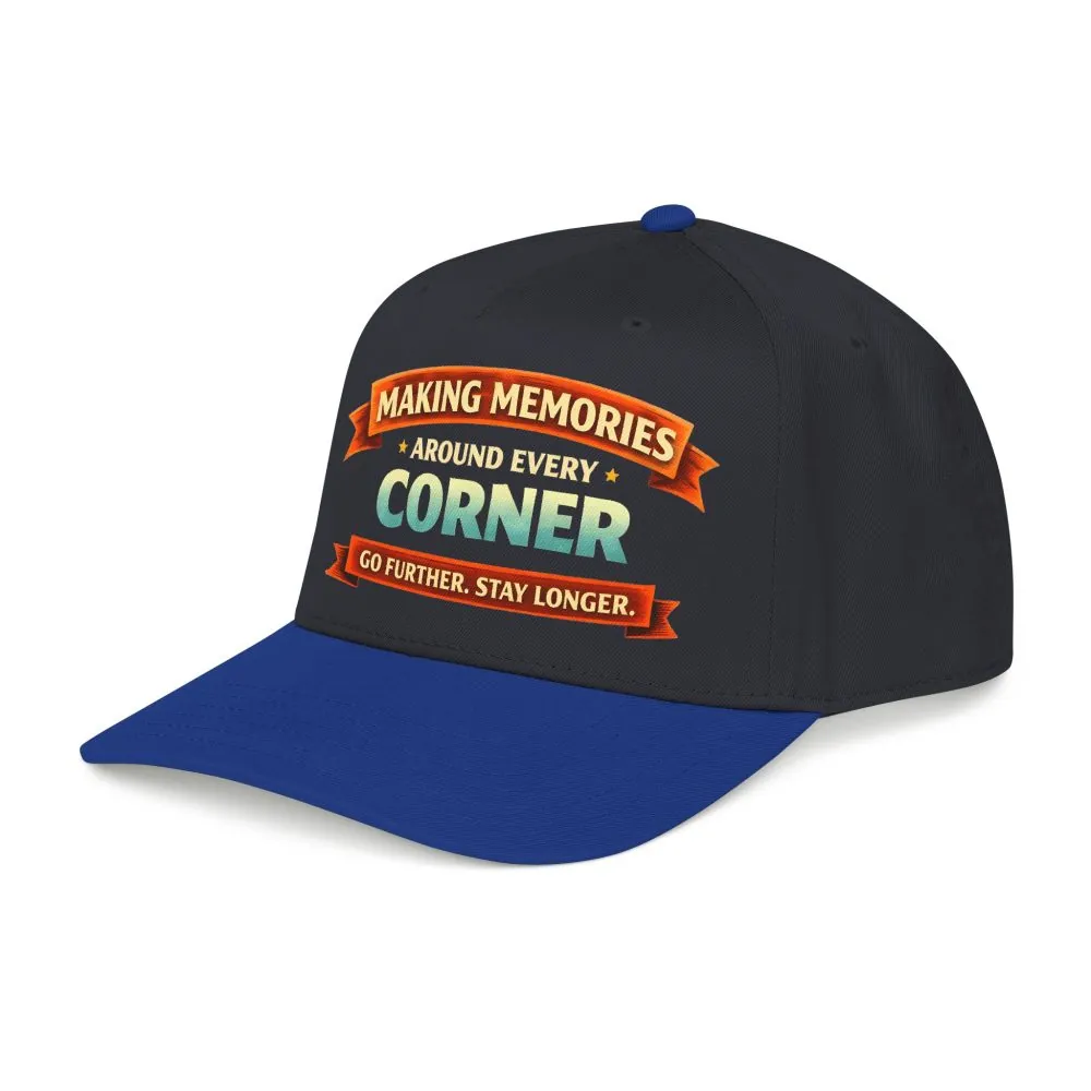 Baseball Cap - "Making Memories Around Every Corner" Design Scenic-Line