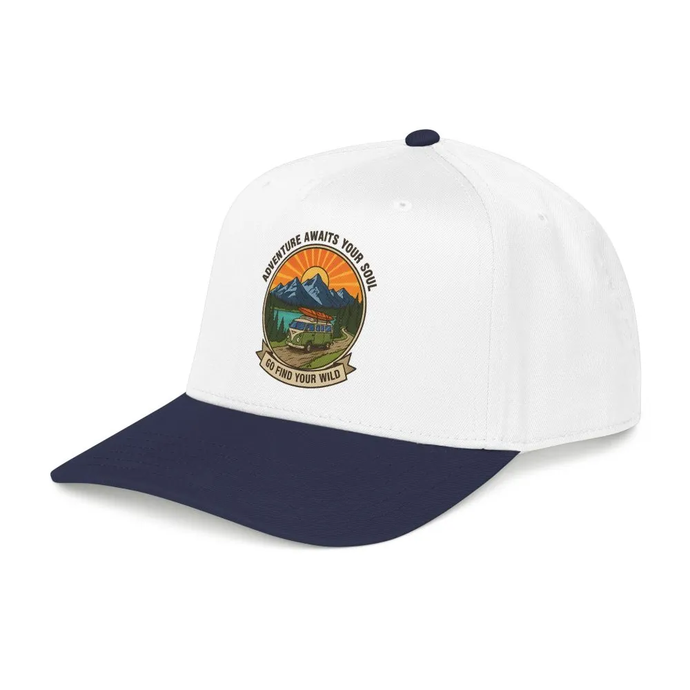 Baseball Cap — "Go Find Your Wild" Outdoor Patch