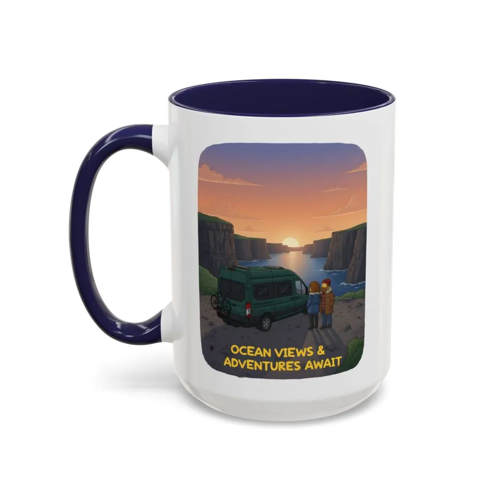18012186082719257567_2048.jpeg Accent Coffee Mug (11, 15oz) — "Ocean Views-Adventures Awaits" Design Sitcom-Line