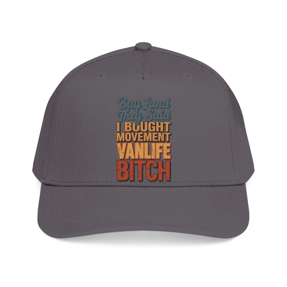 Baseball Cap - "Buy Land They Said" Design F**K-Line