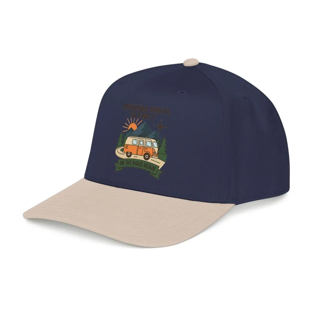 Baseball Cap - "Adventure Awaits" Outdoor Travel Hat