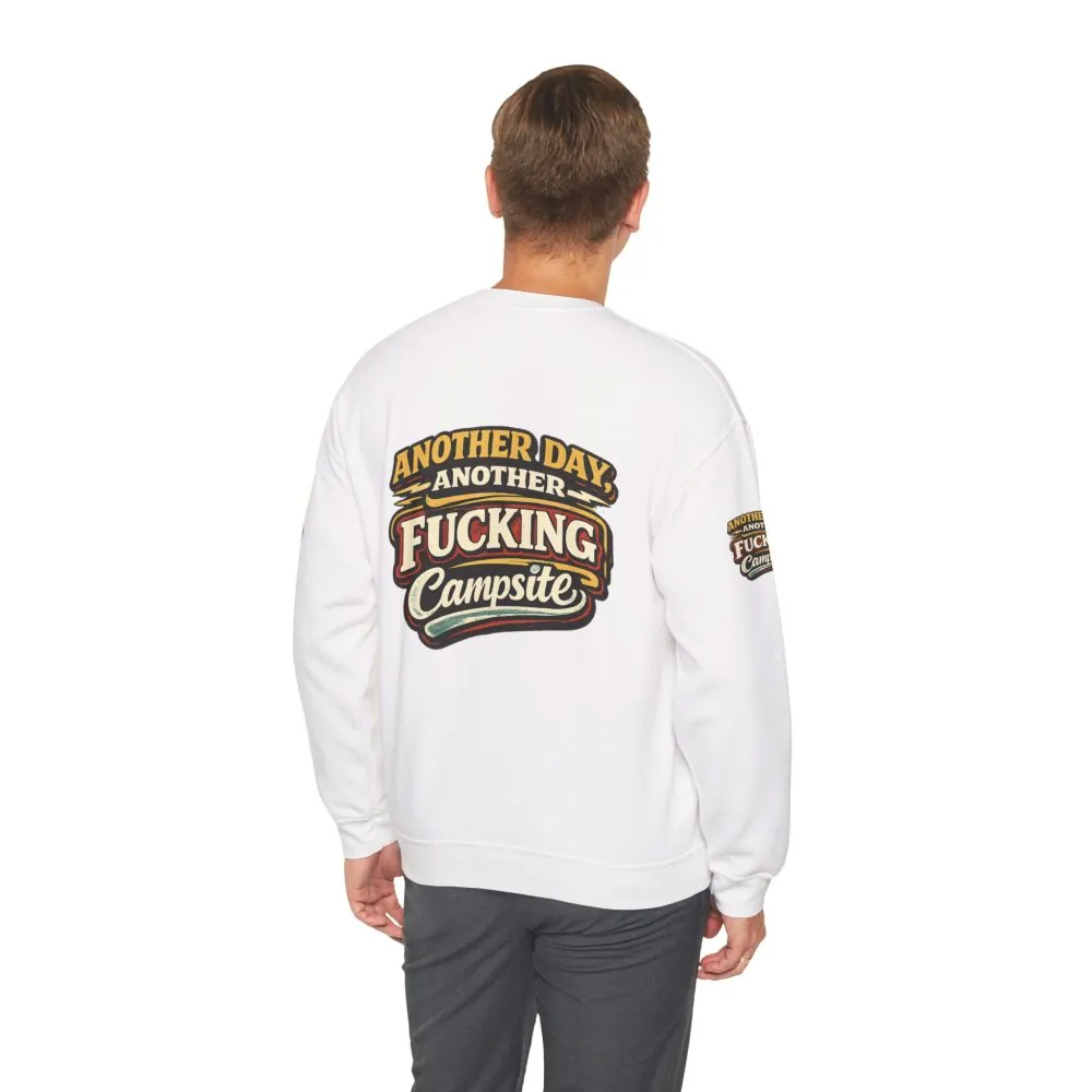 Unisex Heavy Blend™ Crewneck Sweatshirt — "Another Day" Design F**K-Line