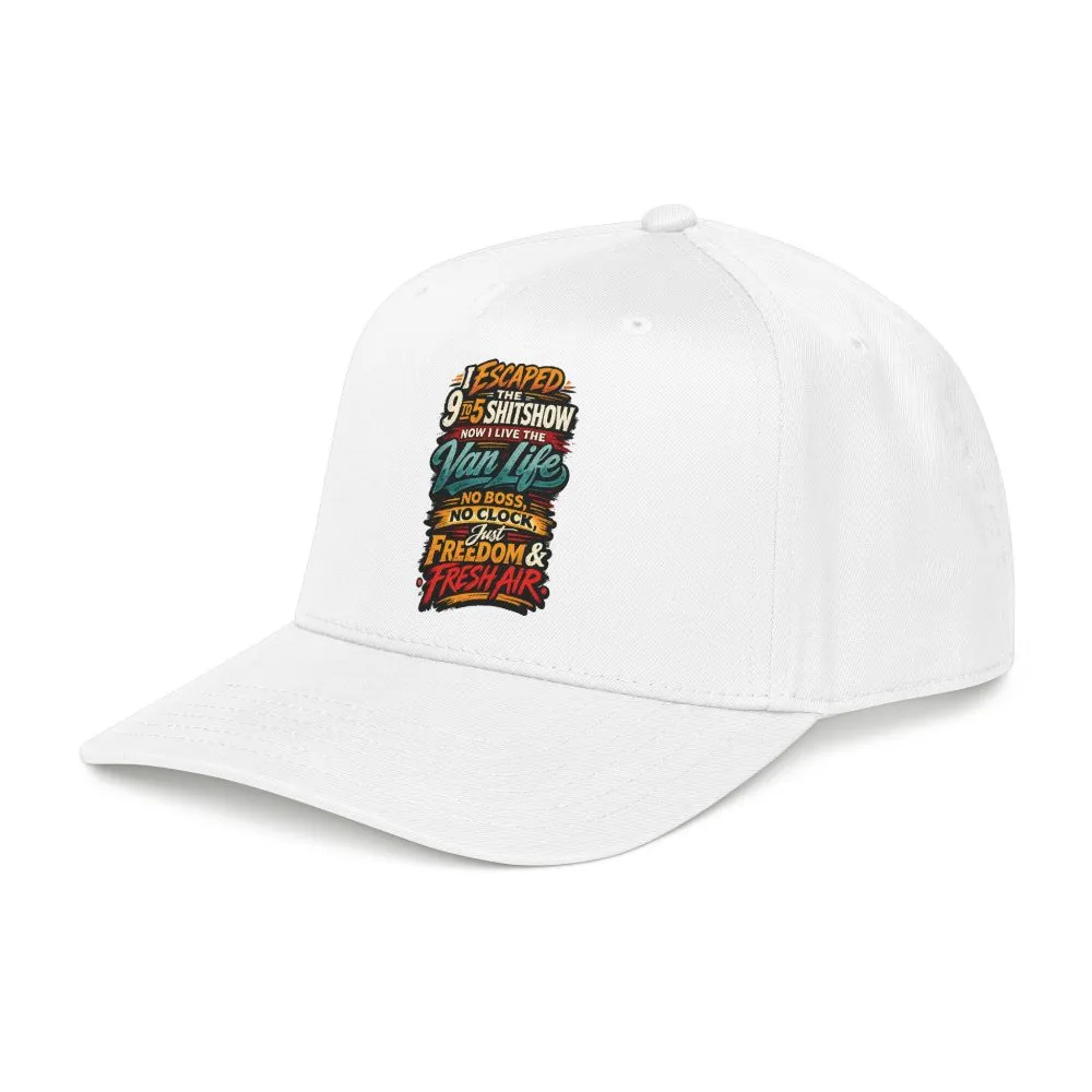 Baseball Cap - "I Escaped The 9 To 5" Design F**K-Line