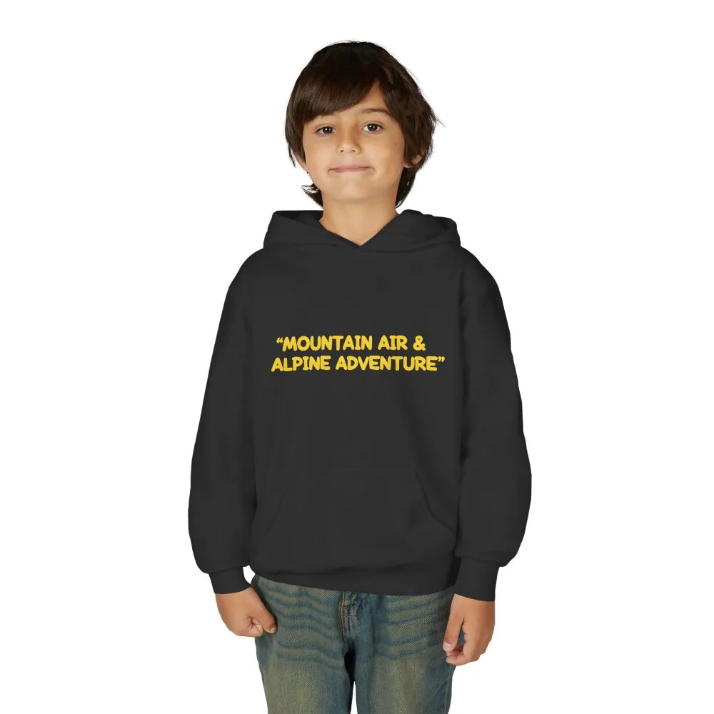 18125024349250863808_2048.jpeg Youth Hoodie(Gildan) – "Mountain Air And Alpine Adventure" (Design Sitcom-Line)