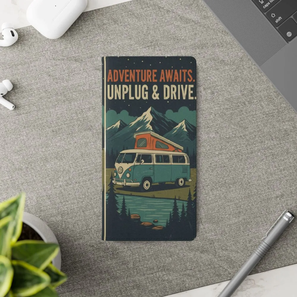 Flip Phone Case — "Fuel Your Journey, Not the Wifi" Wallet Cover