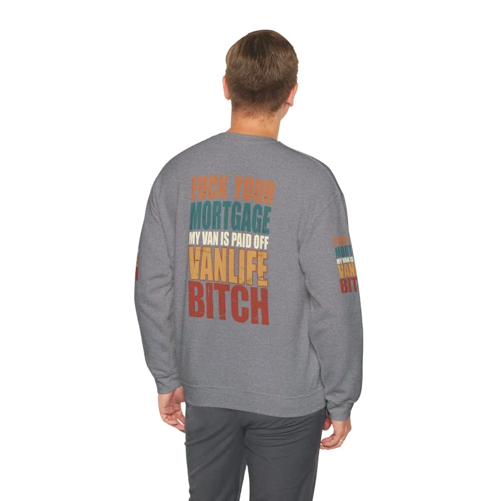 18181476148615597341_2048.jpeg Unisex Heavy Blend™ Crewneck Sweatshirt — "Fuck Your Mortgage" Design F**K-Line
