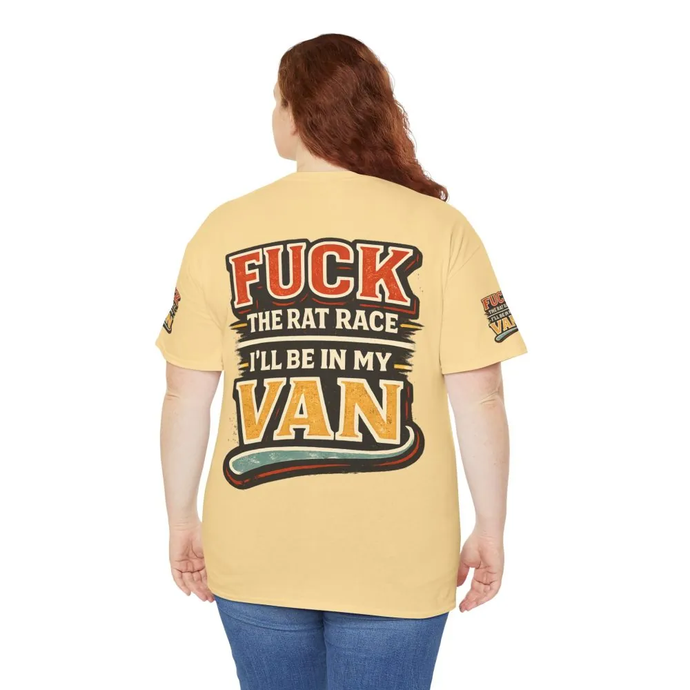 18219031474624463846_2048.jpeg Unisex Heavy Cotton Tee — "Fuck The Rat Race" Design F**K-Line