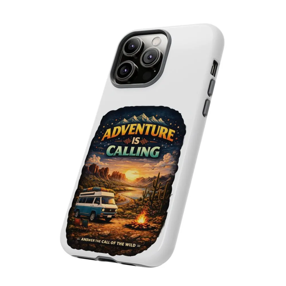 Phone Case — "Adventure Is Calling" (Design Scenic-Line)