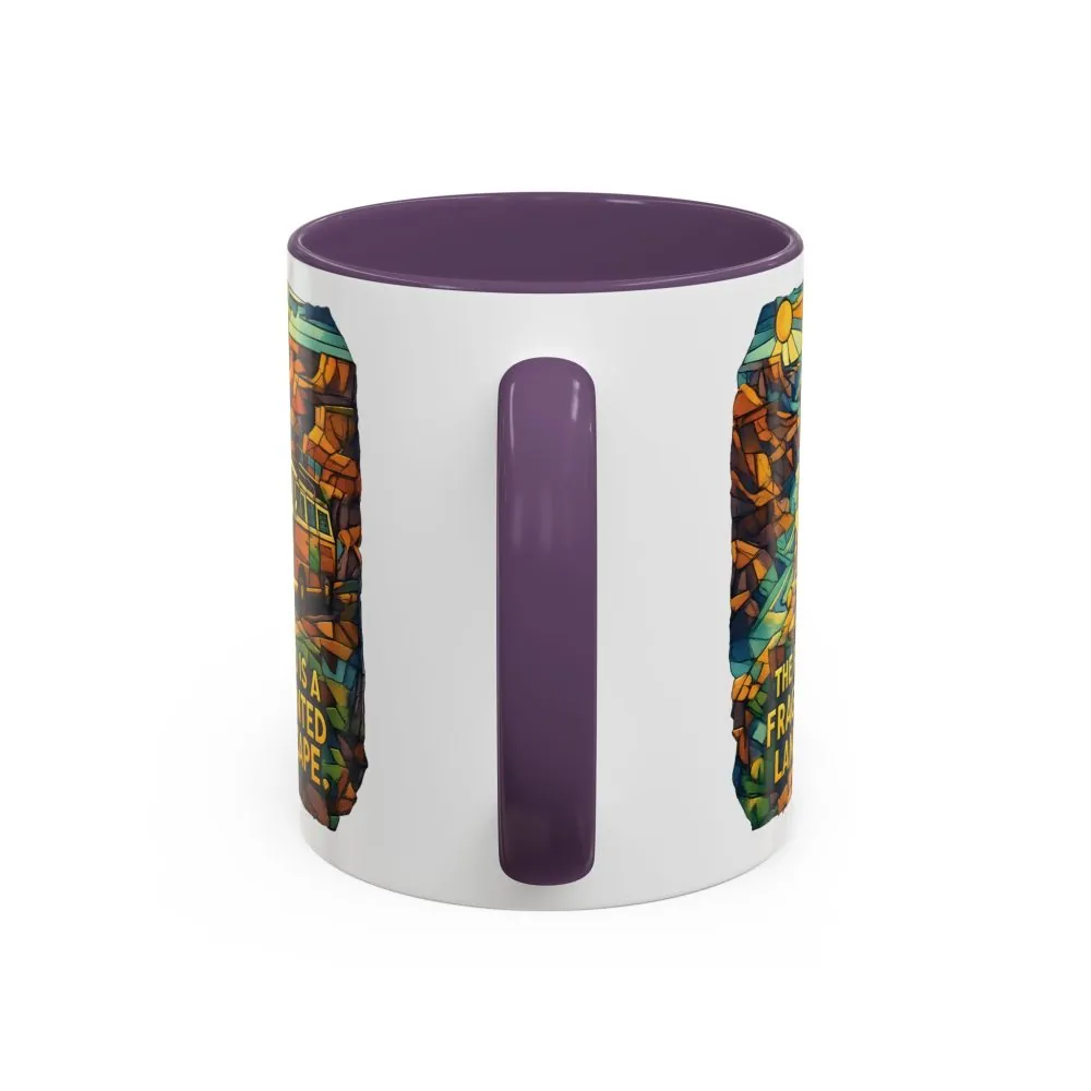 18269117912258340282_2048.jpeg Accent Coffee Mug (11, 15oz) — "The Road Is A Fragmented Landscape" Design Cubic-Line