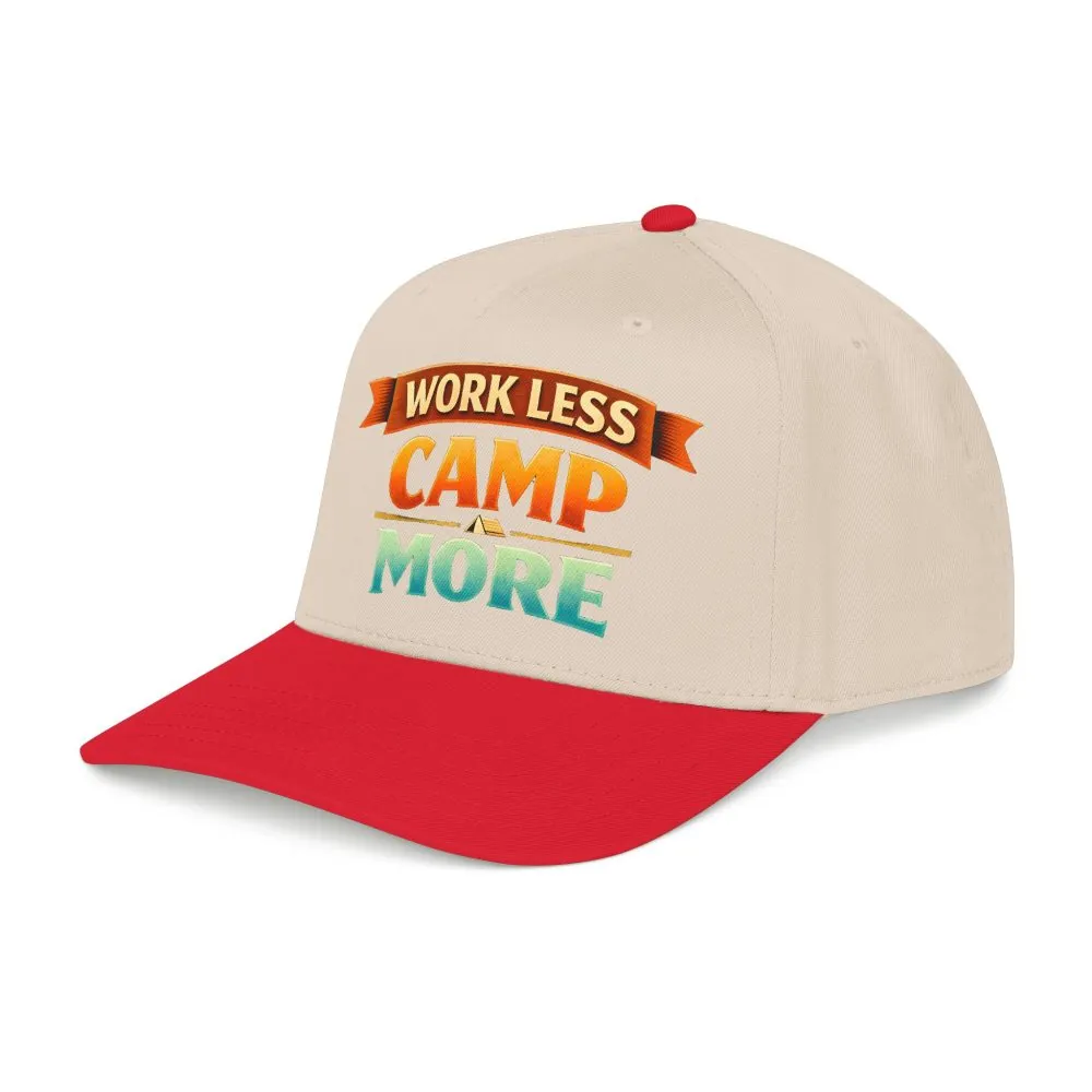 18271025353393151105_2048.jpeg Baseball Cap - "Work Less-Camp More" Design Scenic-Line