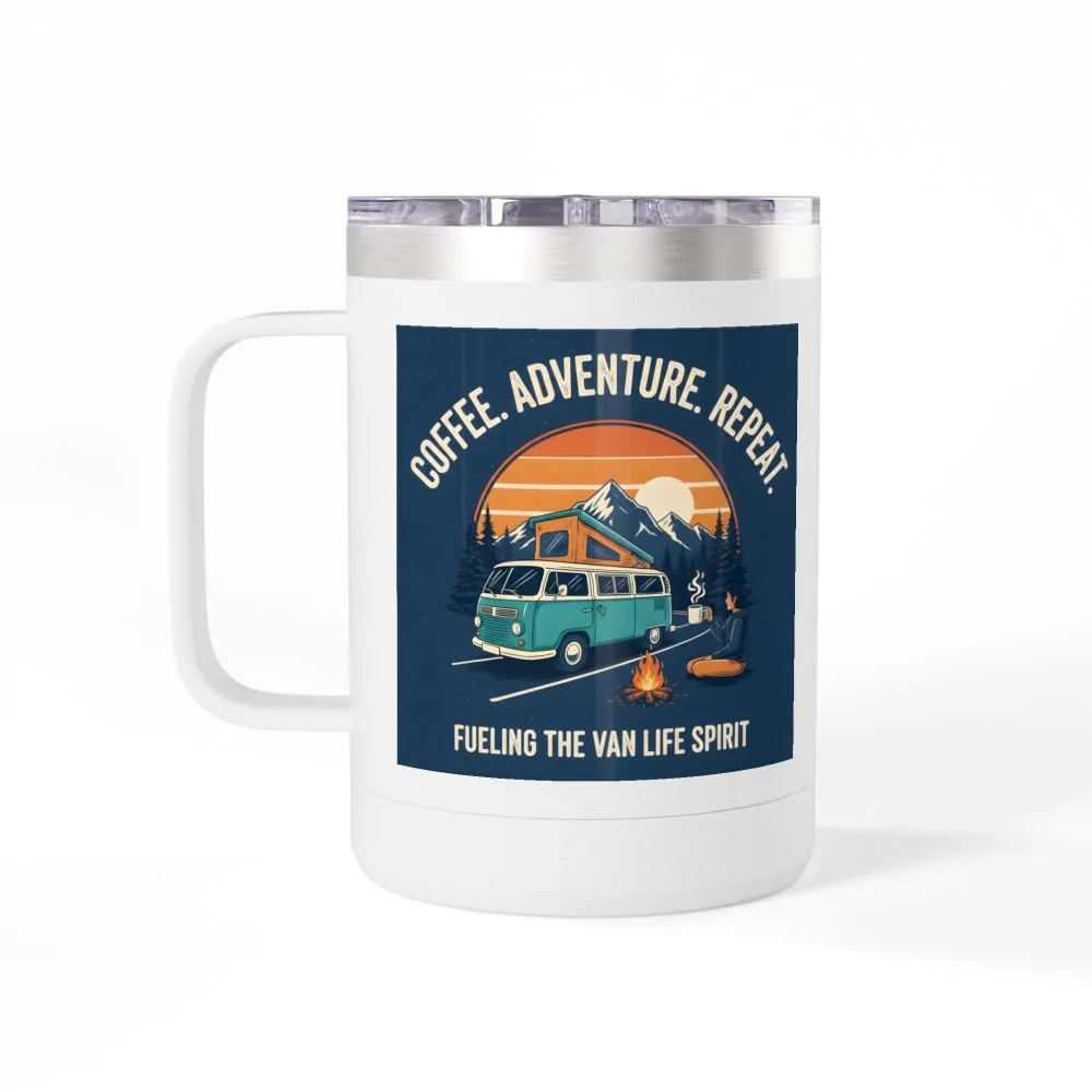 18286932590770428171_2048.jpeg Coffee Mug Tumbler, 15oz — “Coffee. Adventure. Repeat.”