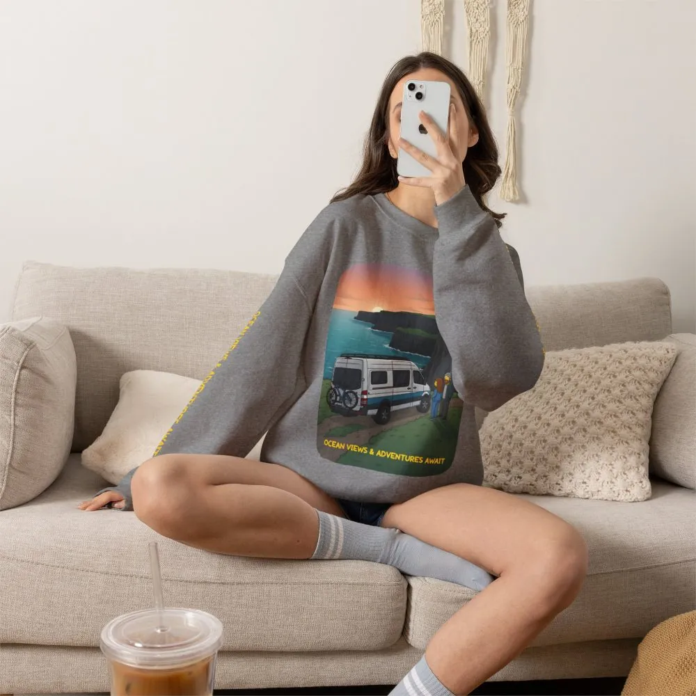 18290441484021176574_2048.jpeg Unisex Heavy Blend™ Crewneck Sweatshirt — "Ocean Views-Adventures Awaits" Design Sitcom-Line
