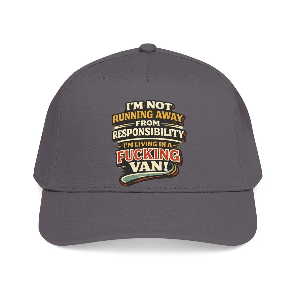 18318466067549151008_2048.jpeg Baseball Cap - "I`m Not running Away" Design F**K-Line