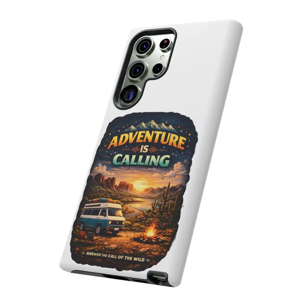 Phone Case — "Adventure Is Calling" (Design Scenic-Line)
