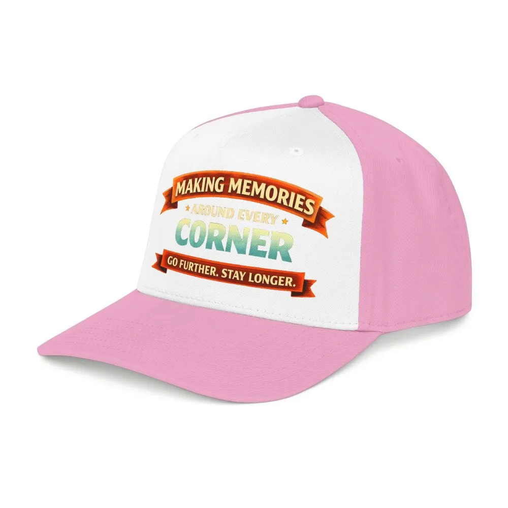 Baseball Cap - "Making Memories Around Every Corner" Design Scenic-Line