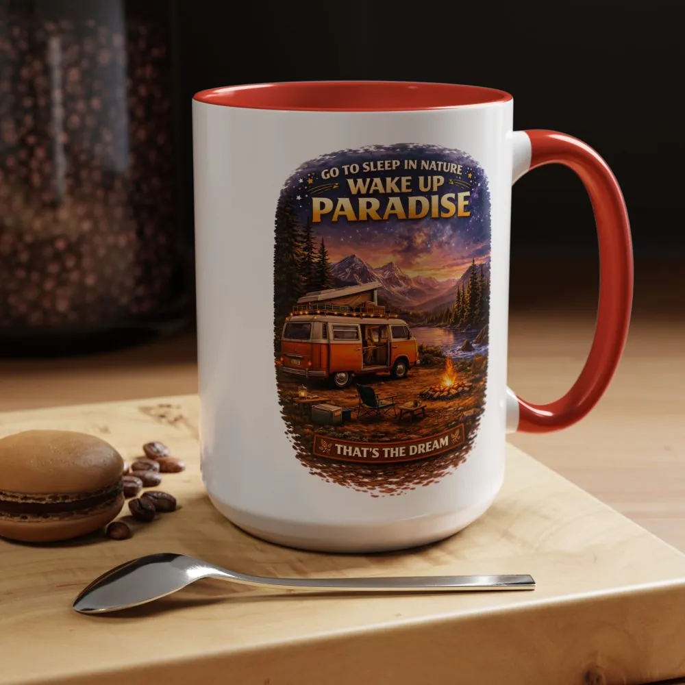 18344854800505720936_2048.jpeg Accent Coffee Mug (11, 15oz) — "Go to Sleep in Nature" Design Scenic-Line