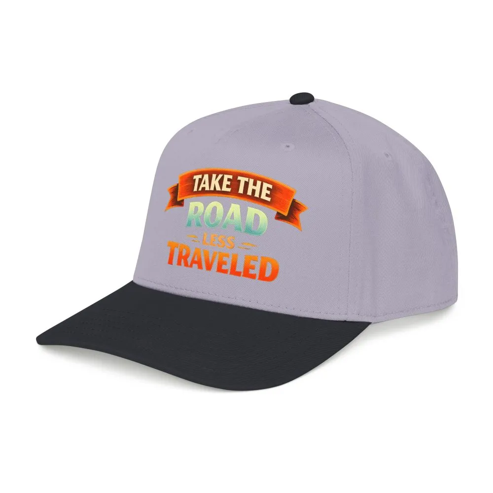 Baseball Cap - "Take The Road Less Traveled" Design Scenic-Line