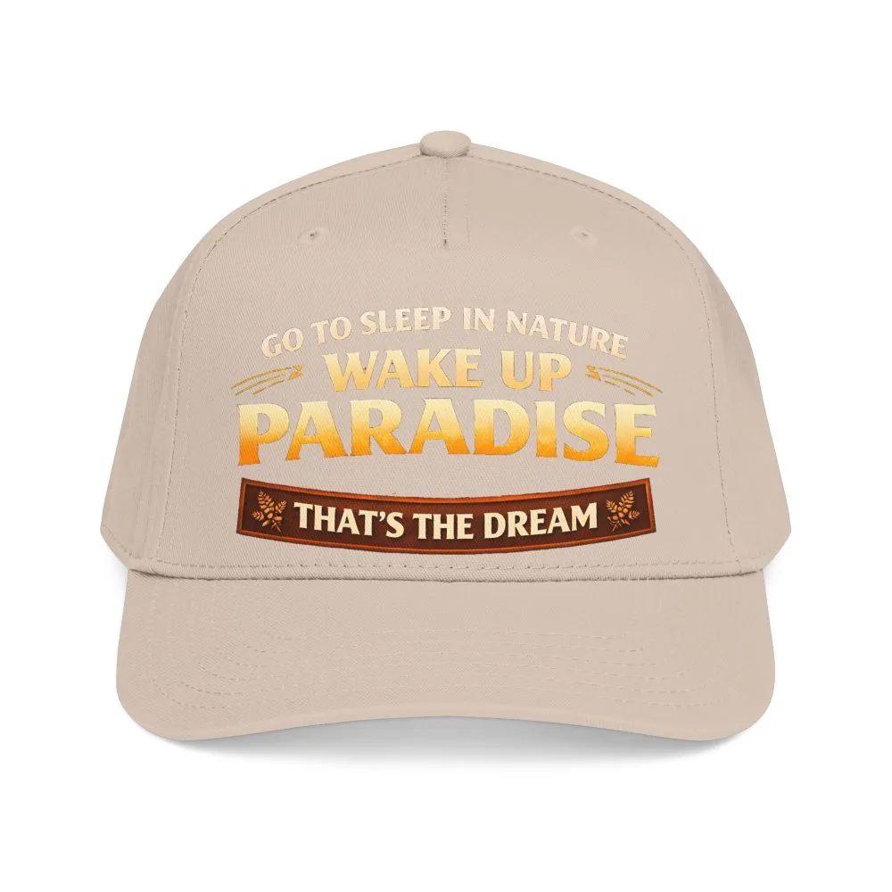 18355439717165194128_2048.jpeg Baseball Cap - "Go sleep Nature-Wake Up Paradise" Design Scenic-Line