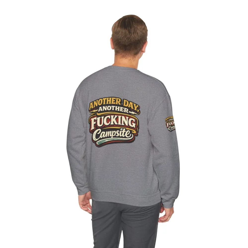 Unisex Heavy Blend™ Crewneck Sweatshirt — "Another Day" Design F**K-Line