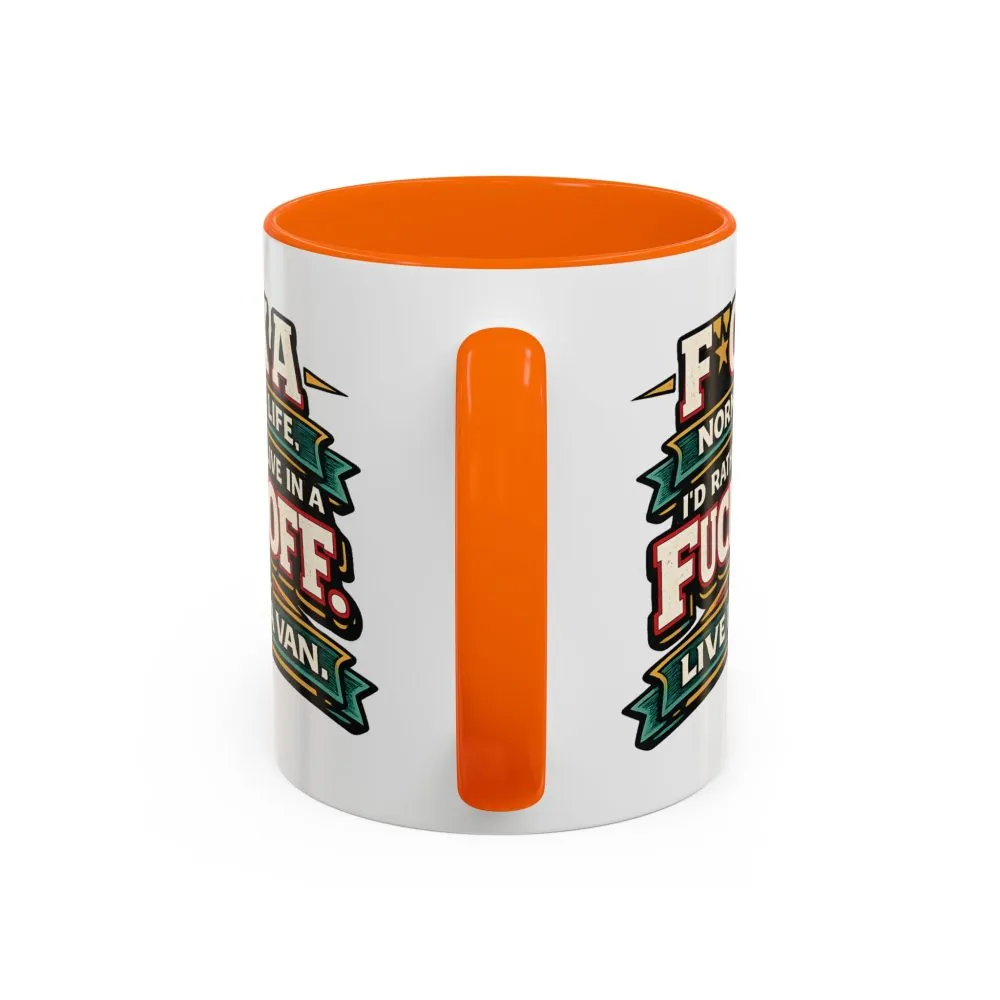 18398351916110869443_2048.jpeg Accent Coffee Mug (11, 15oz) — "Fuck A Normal Life" Design F**K-Line